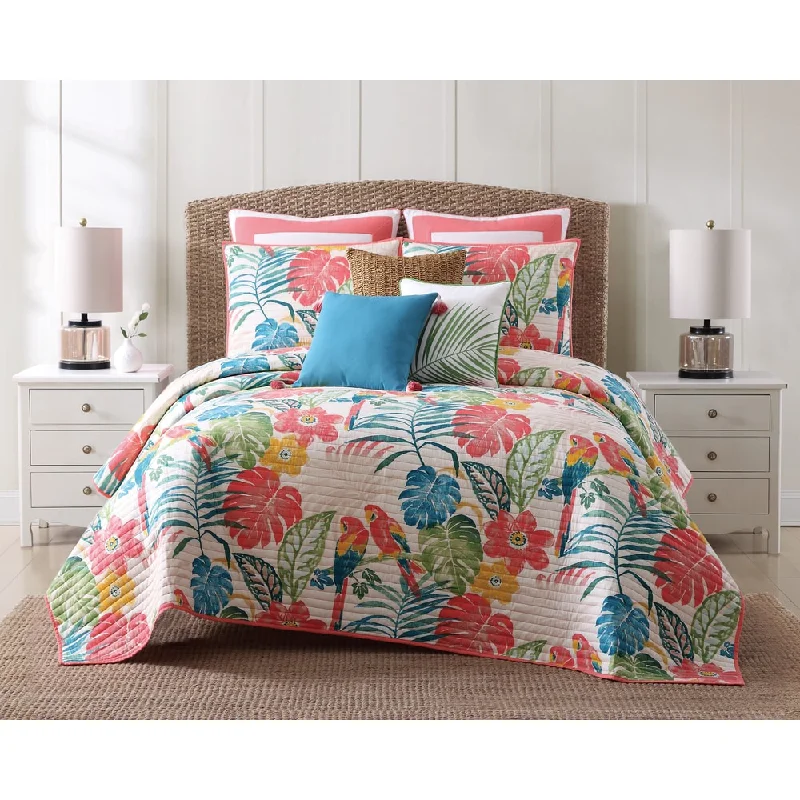 Oceanfront Resort Coco Paradise Cotton Quilt Set