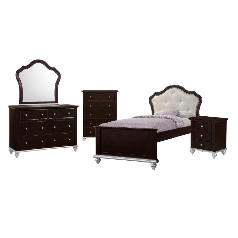 Picket House Furnishings Alli Platform Twin 5PC Bedroom Set