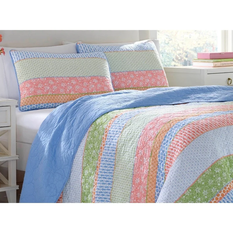 Poppy & Fritz Charlie Cotton 3-piece Quilt Set