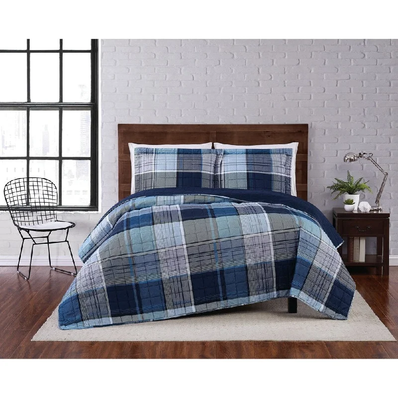 Porch & Den Burntknoll Plaid Quilt Set