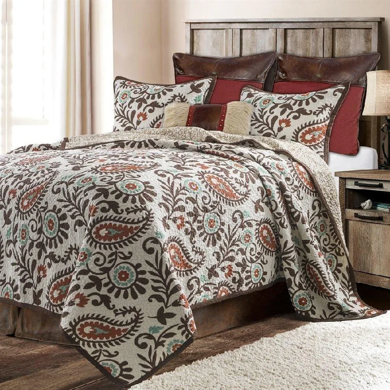 Rebecca Paisley Reversible Quilt Set