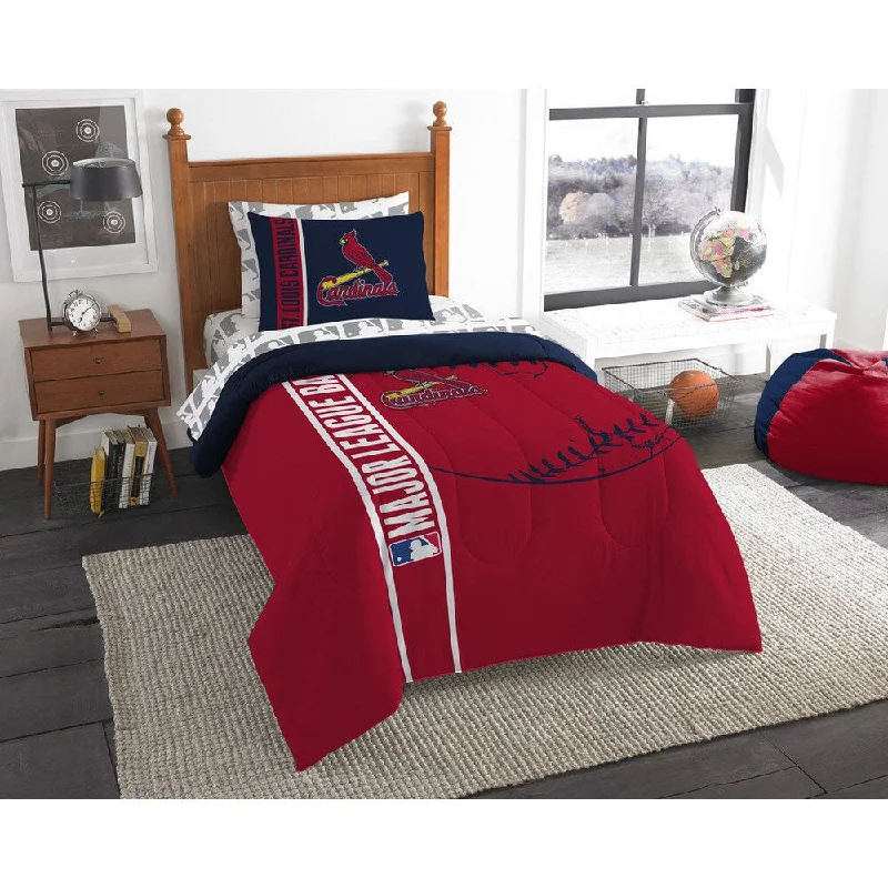 The Northwest Company MLB St. Louis Cardinals Twin 5-piece Bed in a Bag with Sheet Set