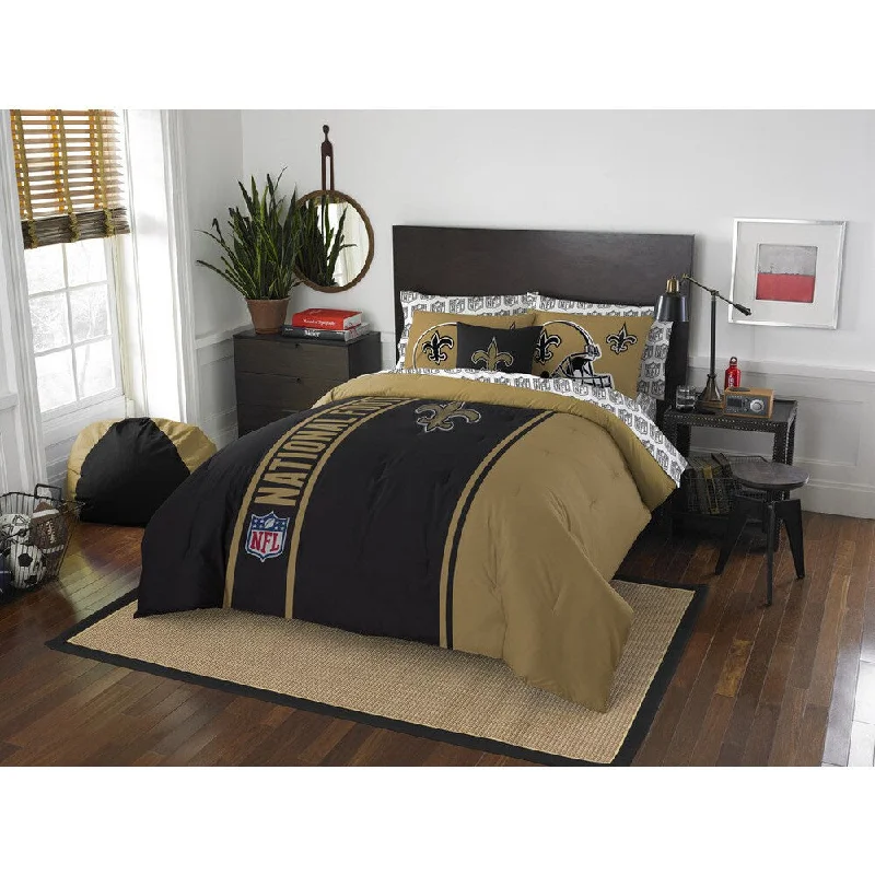 The Northwest Company NFL New Orleans Saints Full 7-piece Bed in a Bag with Sheet Set