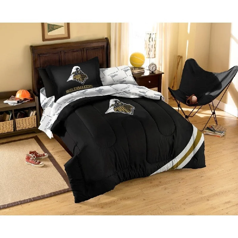 The Northwest Company Purdue University Boilermakers 5-piece Bed in a Bag Set