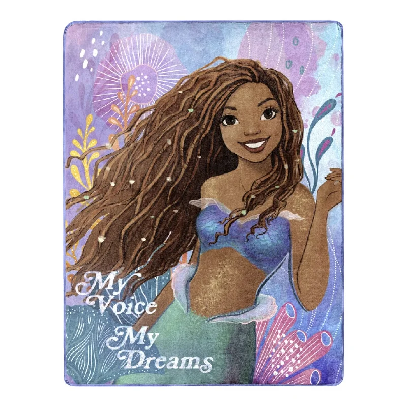 Disney Little Mermaid Mermaid Dreams Silk Touch Throw