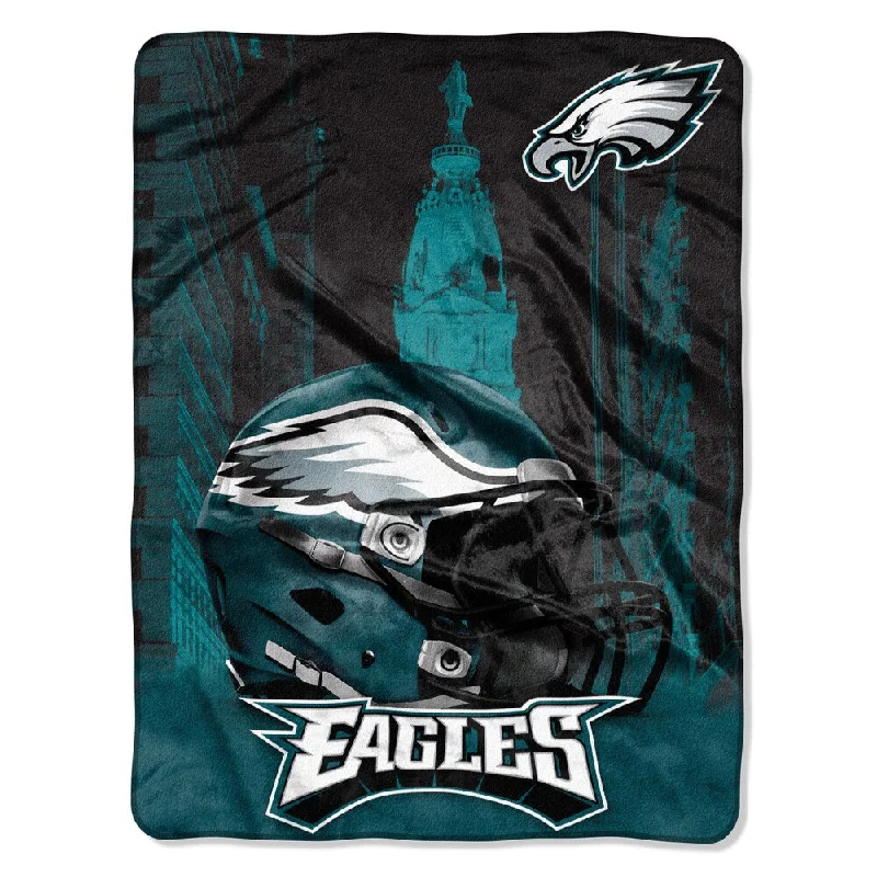 NFL 071 Eagles Heritage Silk Touch Throw