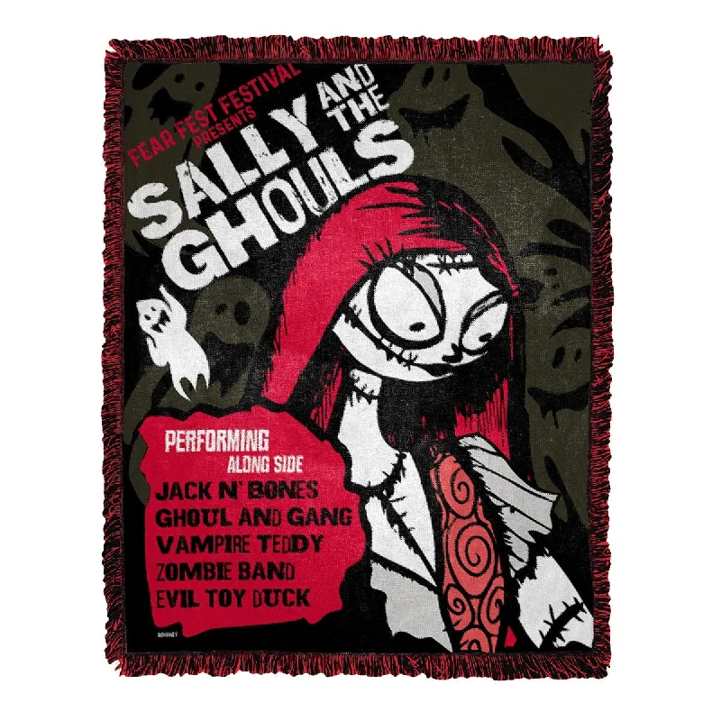 Nightmare Before Christmas Sally Fest Jacquard Throw