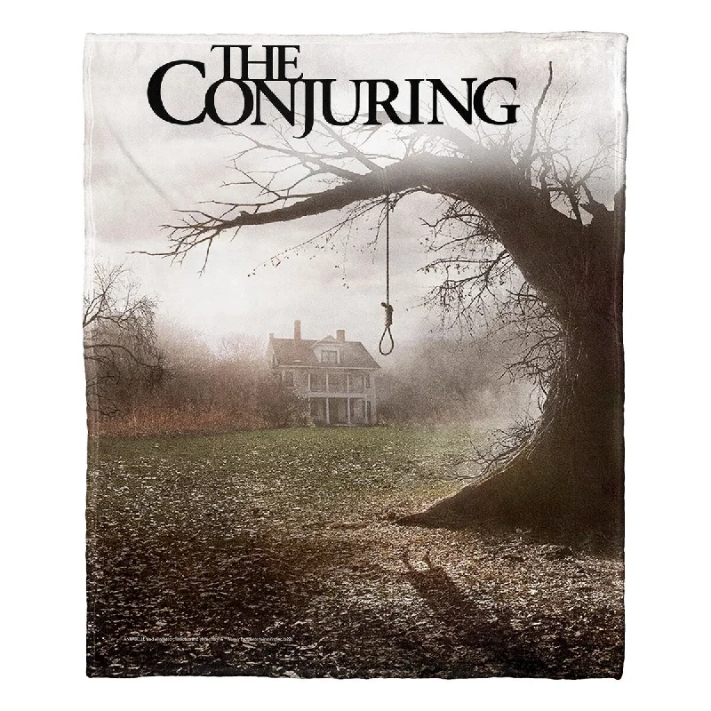 Warner Brothers The Conjuring Conjuring Poster Silk Touch Throw Blanket